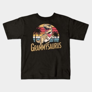 Grammysaurus T Rex Dinosaur Grammy Saurus Mother's Day Kids T-Shirt